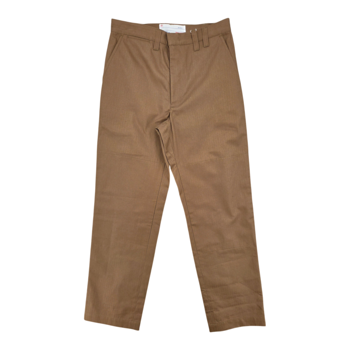 MILWORKS 9oz coyote brown herringbone twill work pants with a gusseted crotch and reinforced knee panels.