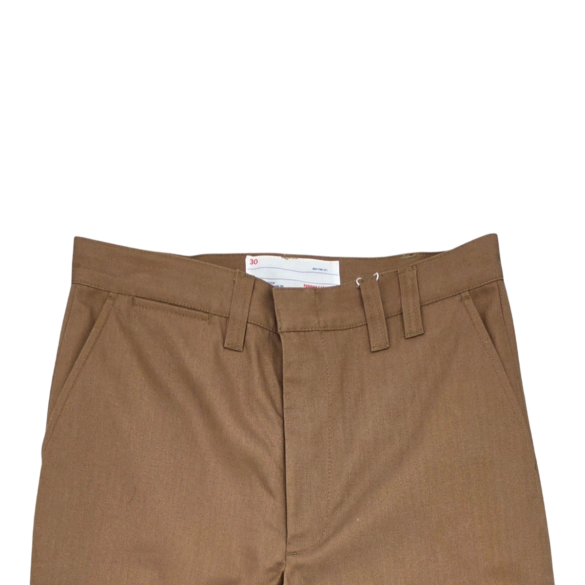 MILWORKS 9oz herringbone twill work pants in coyote brown with a gusseted crotch and belt loops