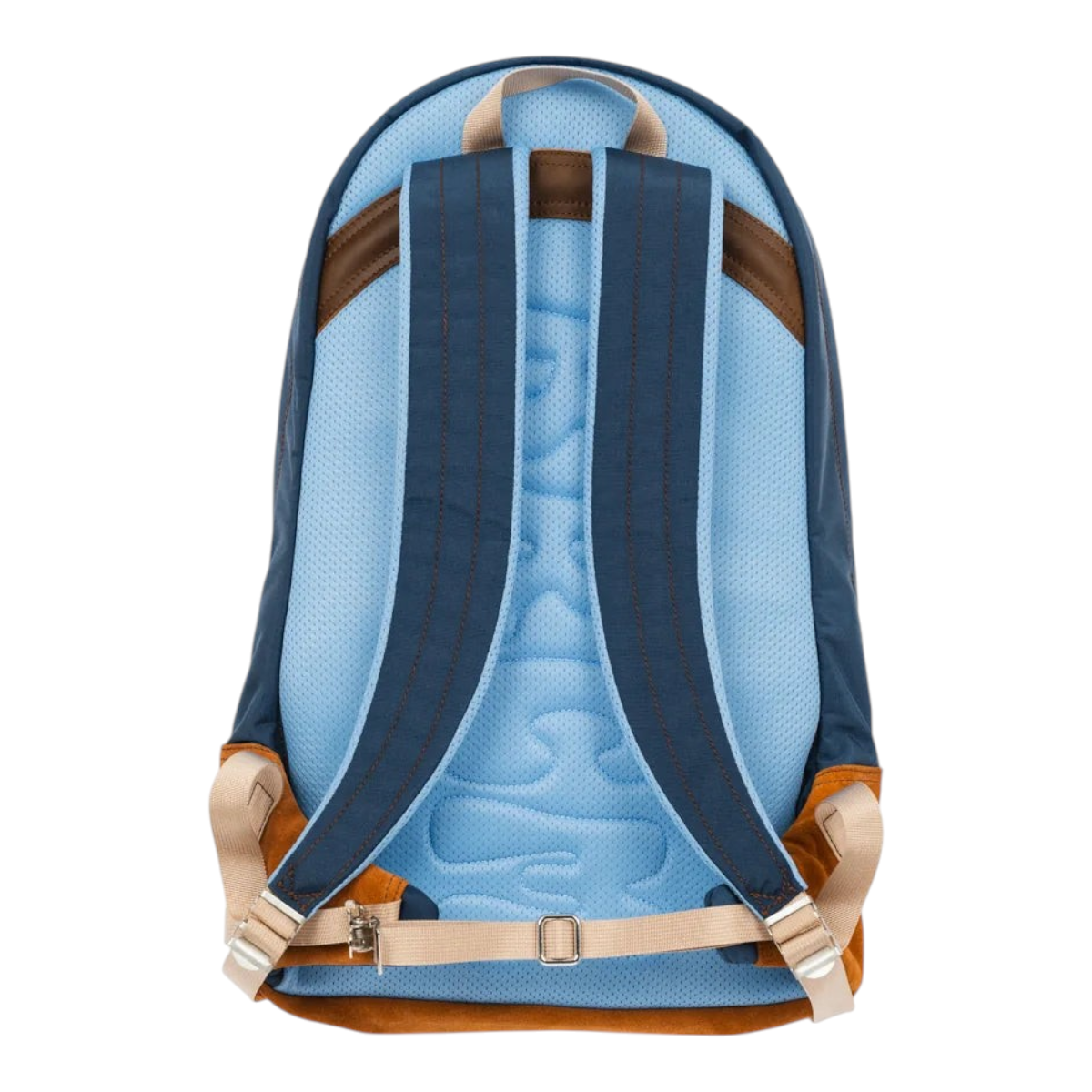 MILWORKS Gator Pack V2 in blackberry showing the padded mesh back panel, adjustable shoulder straps, and suede base.
