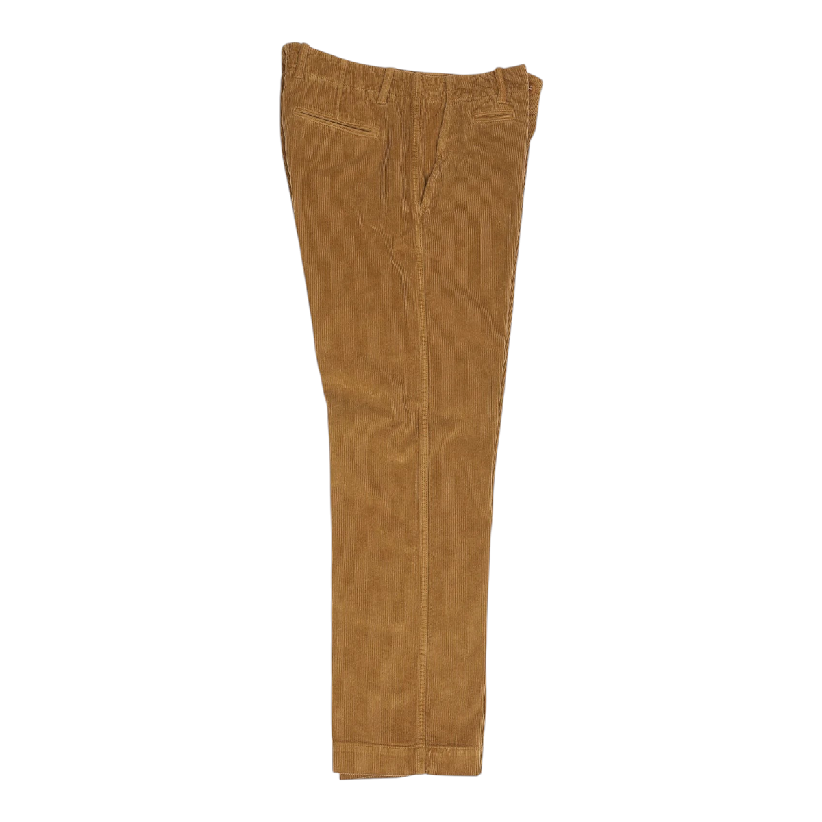 MILWORKS East Harbour Surplus mustard corduroy Axel chinos in a relaxed fit made from 100% washed cotton.