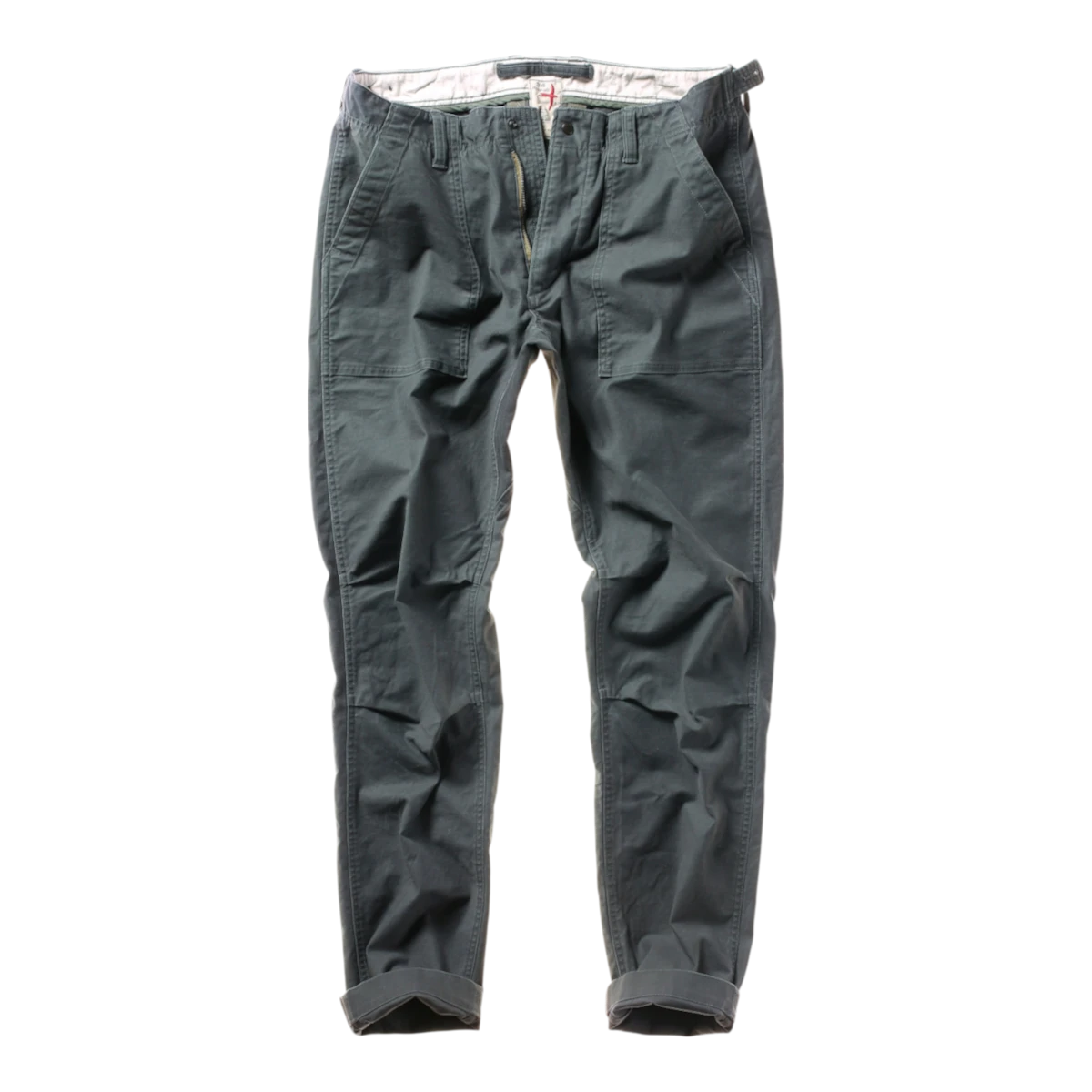 MILWORKS Relwen Supply Pant in steel grey featuring a durable cotton construction and utility-inspired design.