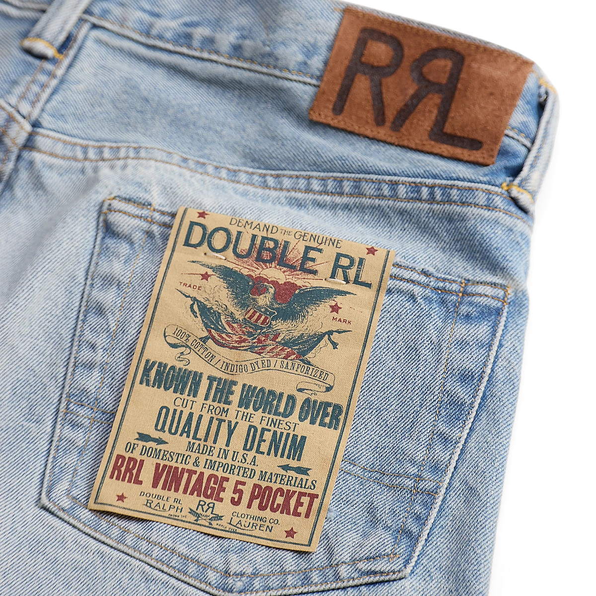 RRL Vintage 5-Pocket Bridgeview Jean Bridgeview Wash – MILWORKS