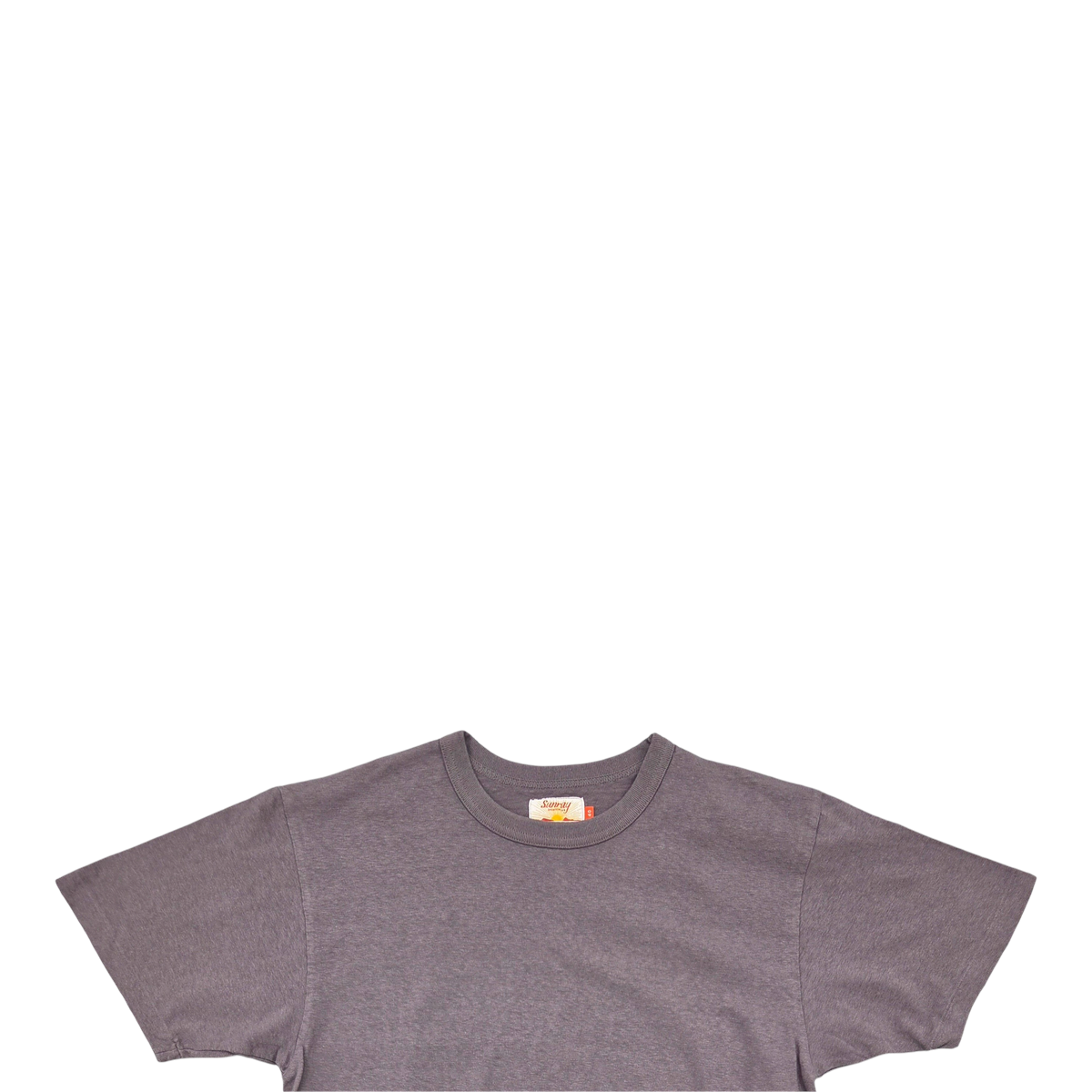 MILWORKS Sunray Sportswear Haleiwa loopwheel t-shirt in shark grey recycled cotton with a durable crew neckline.