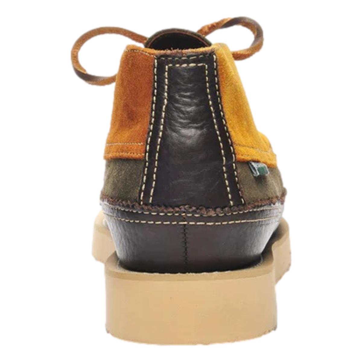 Miwak Canoe Moc Cognac & Mustard & Dark Green & Dark Brown