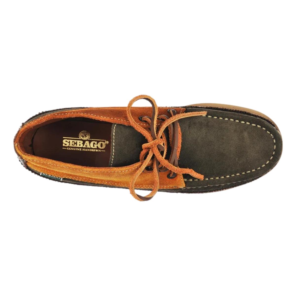 Miwak Canoe Moc Cognac & Mustard & Dark Green & Dark Brown