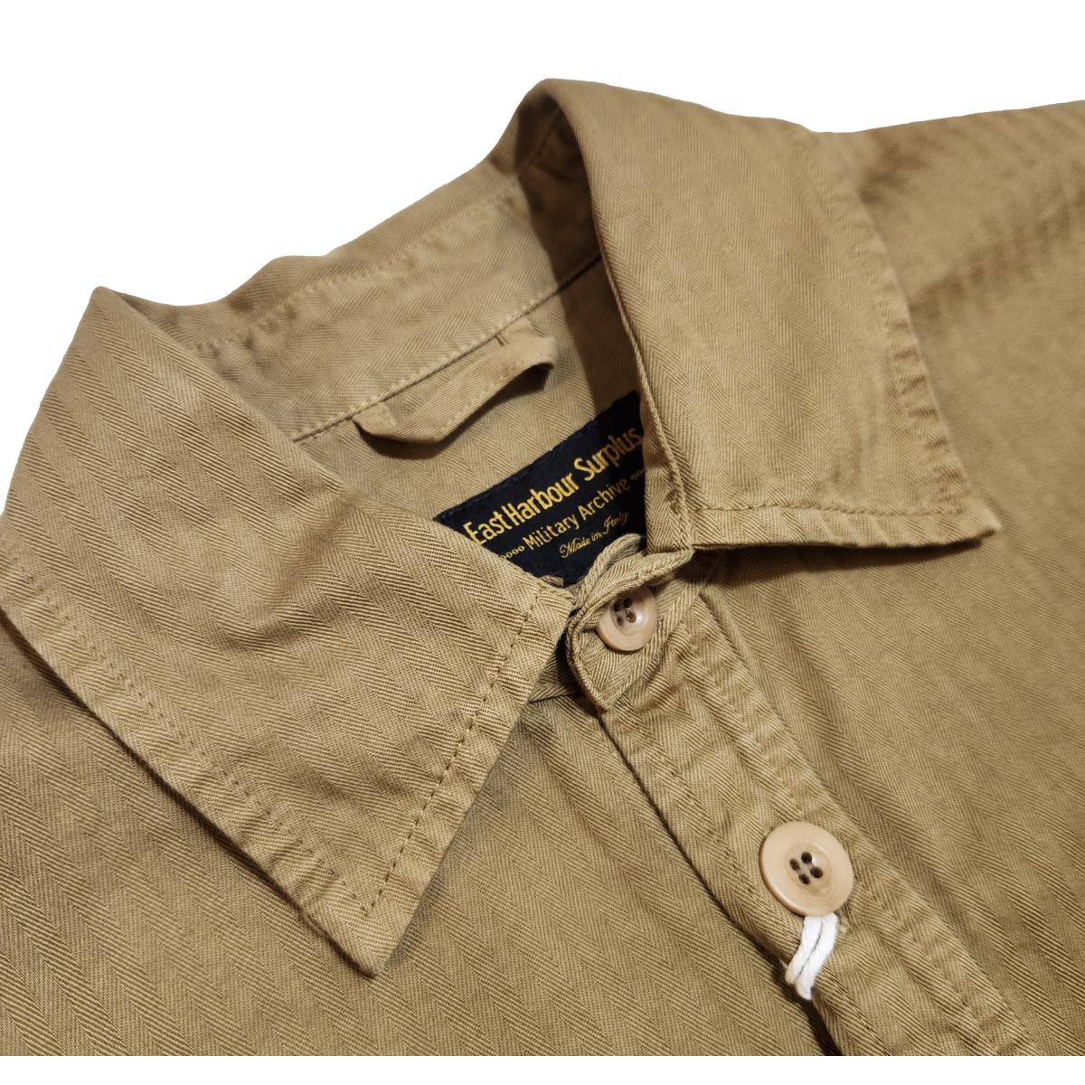 Moab Herringbone Overshirt Khaki Overshirt