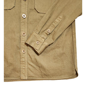 Moab Herringbone Overshirt Khaki Overshirt