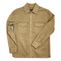 Moab Herringbone Overshirt Khaki Overshirt
