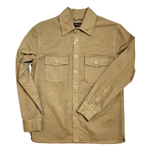 Moab Herringbone Overshirt Khaki Overshirt