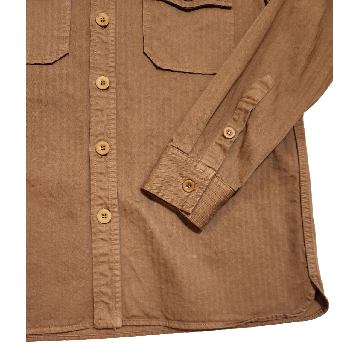 Moab Herringbone Overshirt Toffee Overshirt
