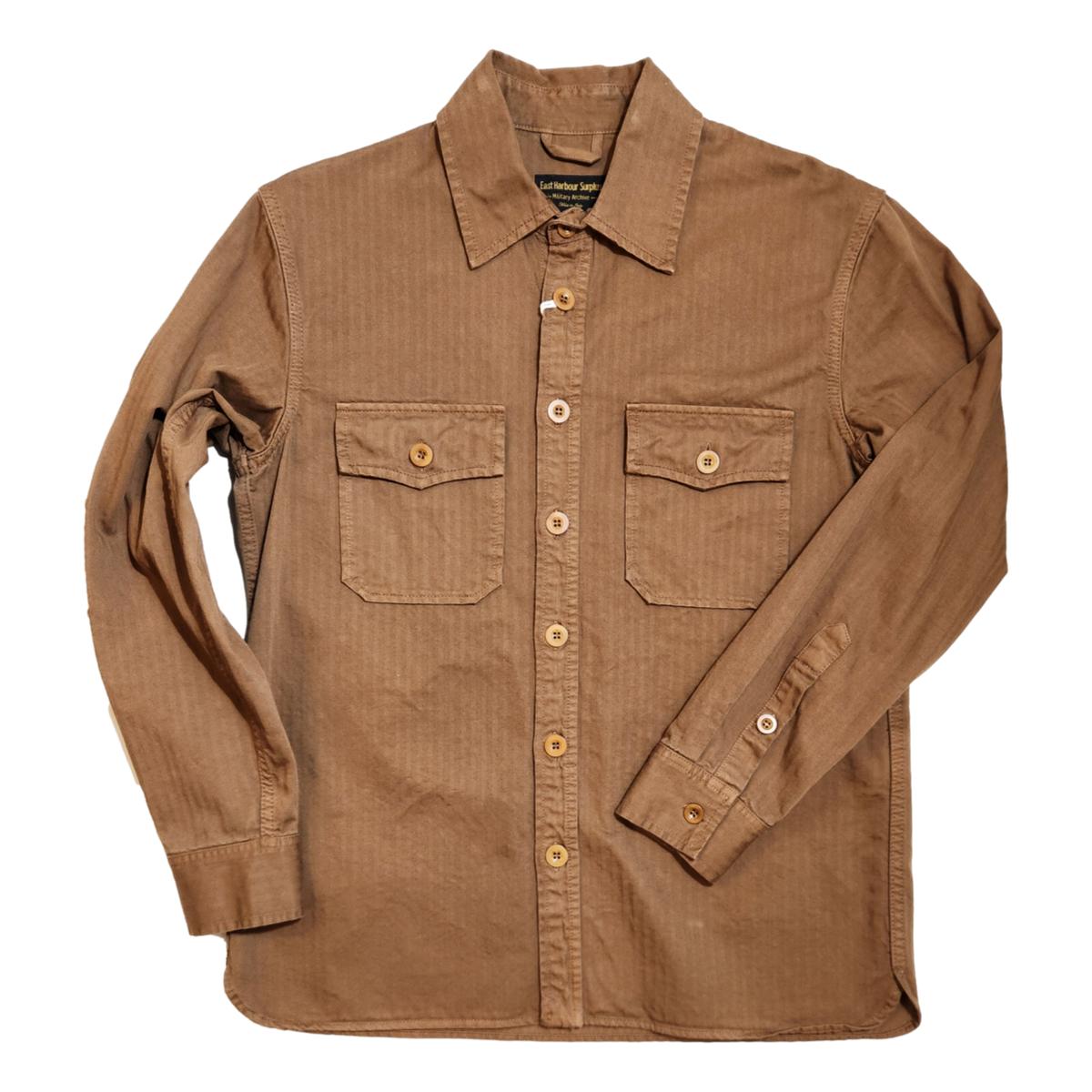 Moab Herringbone Overshirt Toffee Overshirt