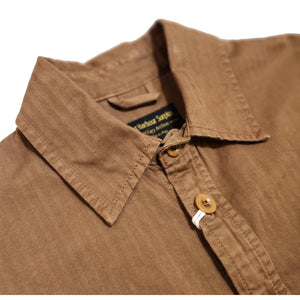Moab Herringbone Overshirt Toffee Overshirt