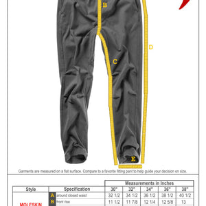 Moleskin Chino Charcoal Loden - Pant