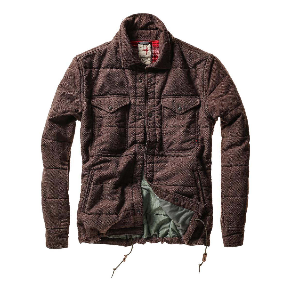 Moleskin Snap CPO Dk Brown - Jacket