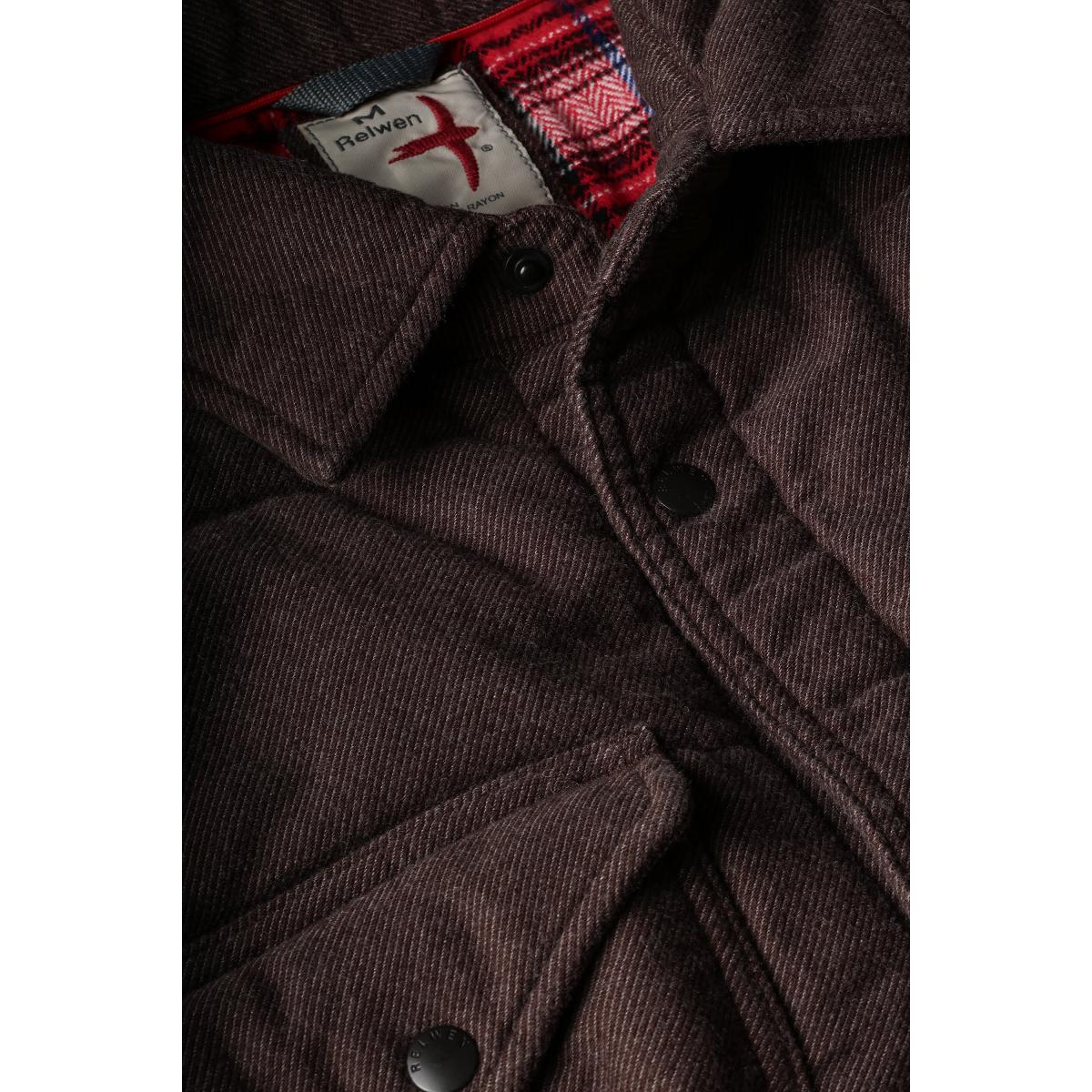 Moleskin Snap CPO Dk Brown - Jacket