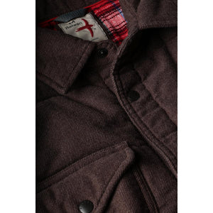 Moleskin Snap CPO Dk Brown - Jacket