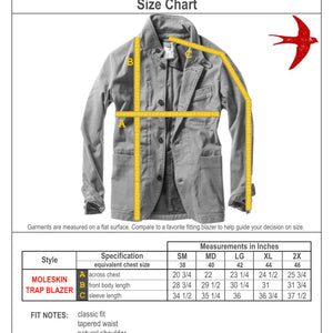 Moleskin Trap Blazer Char Loden - Blazer