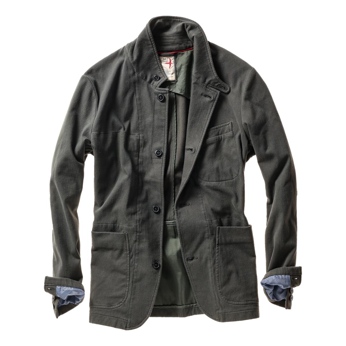 Moleskin Trap Blazer Char Loden - Blazer