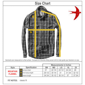 Mountain Flannel Red Tartan - Shirts