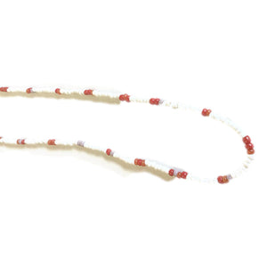 Murano Deadstock Beads Necklace Red - Necklace