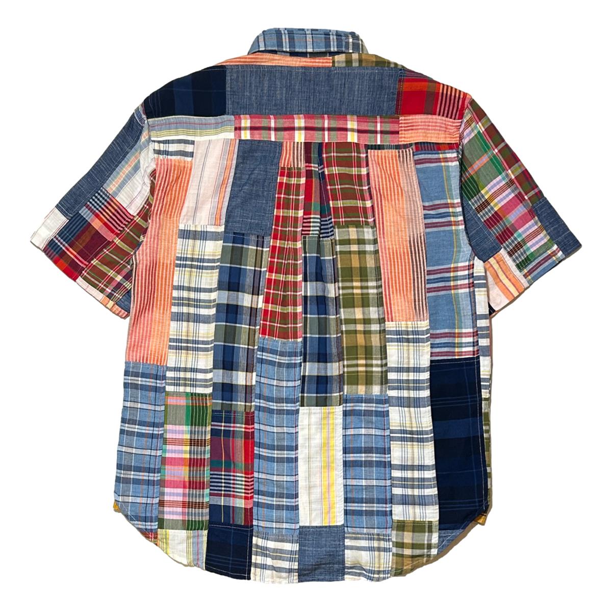 N°114 Lax Short Sleeve Shirt Madras Patchwork - Short