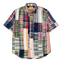 N°114 Lax Short Sleeve Shirt Madras Patchwork - Short