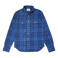 N°128 Twin Flap Shirt Indigo Plaid - Shirts