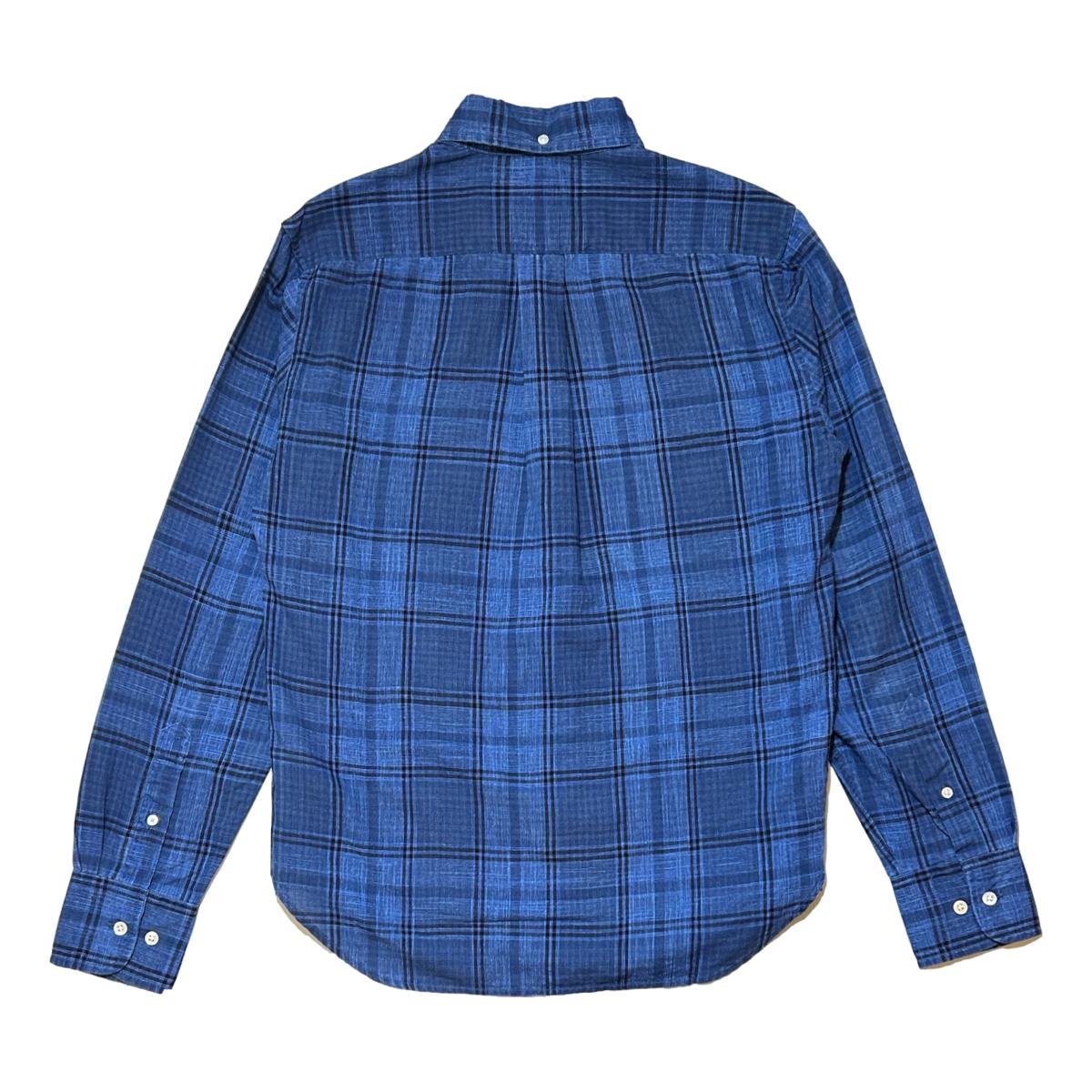 N°128 Twin Flap Shirt Indigo Plaid - Shirts