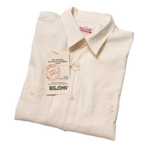 Natural Selvedge Chambray Shirt - Shirts