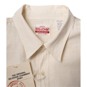 Natural Selvedge Chambray Shirt - Shirts