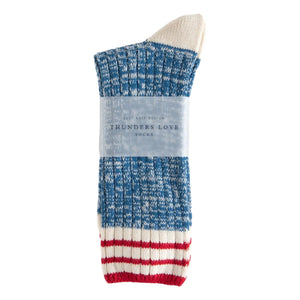 Nautical Turn Oceanside Blue Socks - Socks