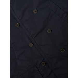 Navy Brushed Polytech Sherpa Reversible Mackinaw Jacket