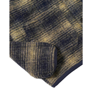 Navy Uist Fleece Cardigan - Cardigan