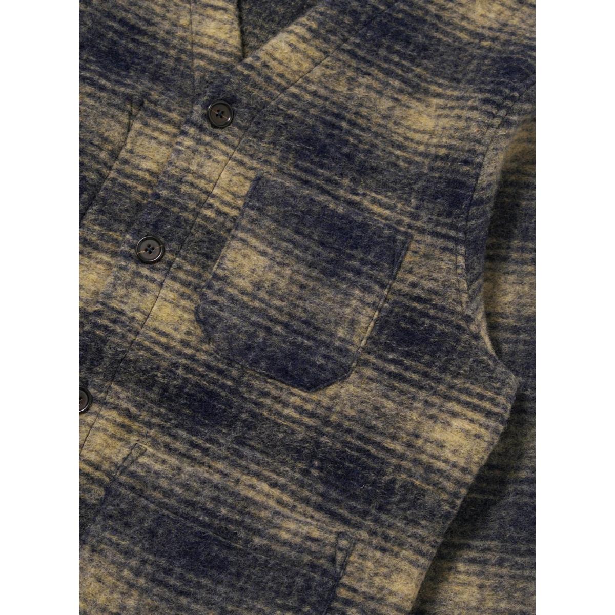 Navy Uist Fleece Cardigan - Cardigan