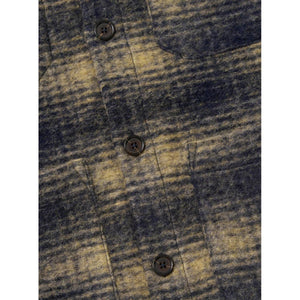 Navy Uist Fleece Cardigan - Cardigan