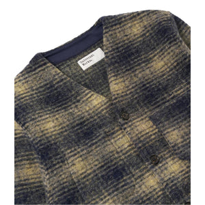 Navy Uist Fleece Cardigan - Cardigan