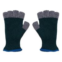 No Fingers In There Ribbed Gloves Forest - Gloves