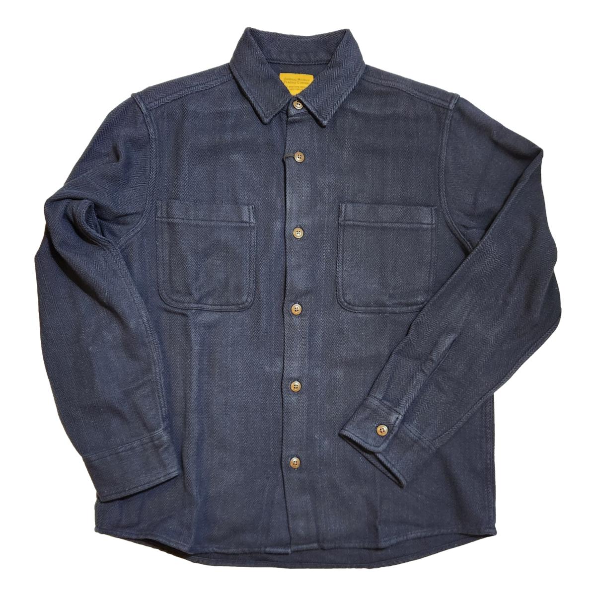 No111 Round Tail Over Shirt in Dark Indigo Shirts