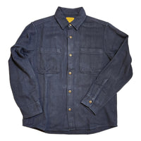 No111 Round Tail Over Shirt in Dark Indigo Shirts