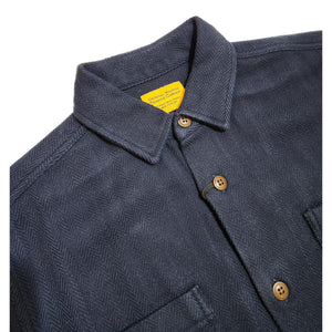 No111 Round Tail Over Shirt in Dark Indigo Shirts