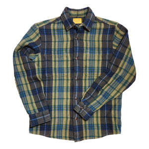 No111 Round Tail Over Shirt in Forest Olive Shirts