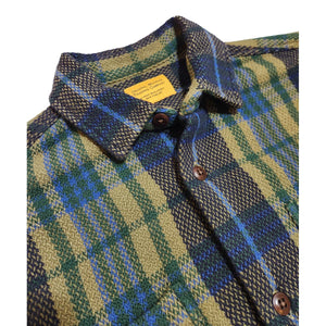 No111 Round Tail Over Shirt in Forest Olive Shirts