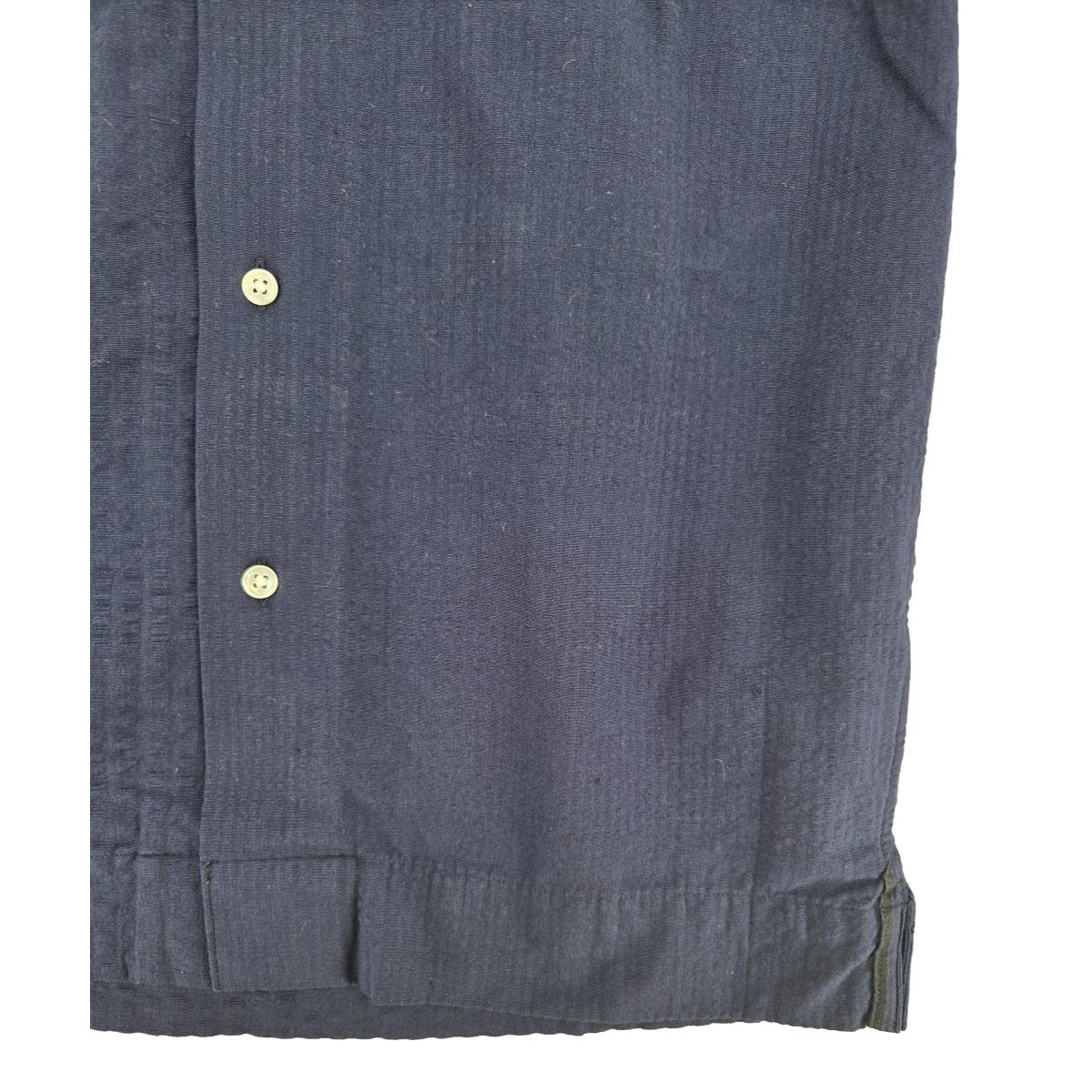No30 Cuban Short Sleeve Shirt Navy - Shirts
