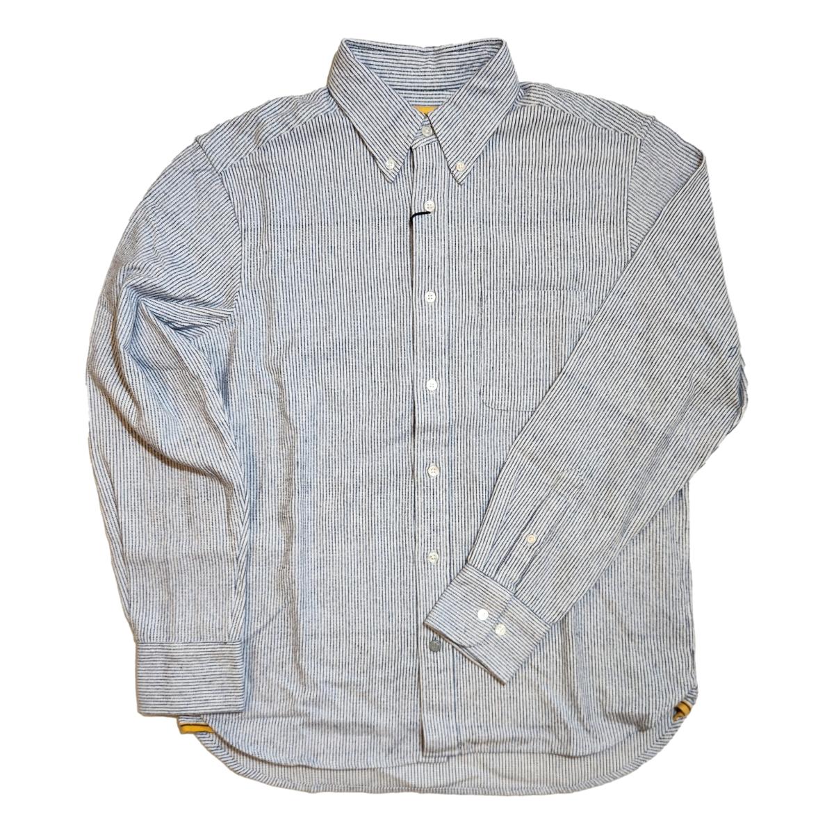 No5 Classic Button Down Shirt Blue Striped Shirts