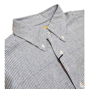 No5 Classic Button Down Shirt Blue Striped Shirts