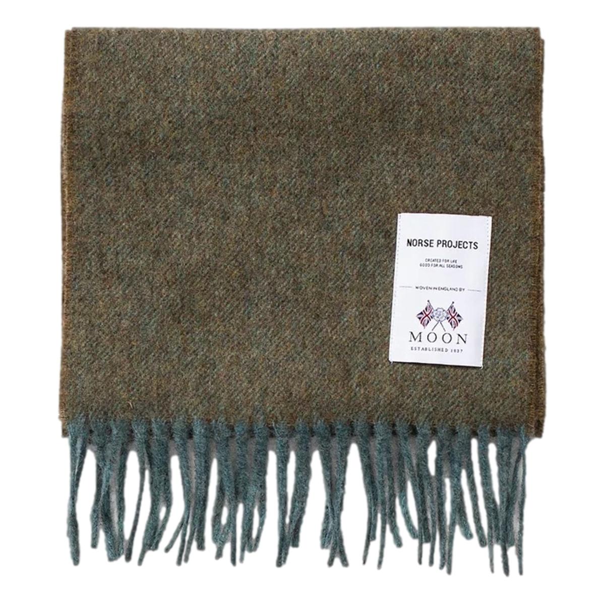 Norse Lambswool Scarf Linden Green - Scarf