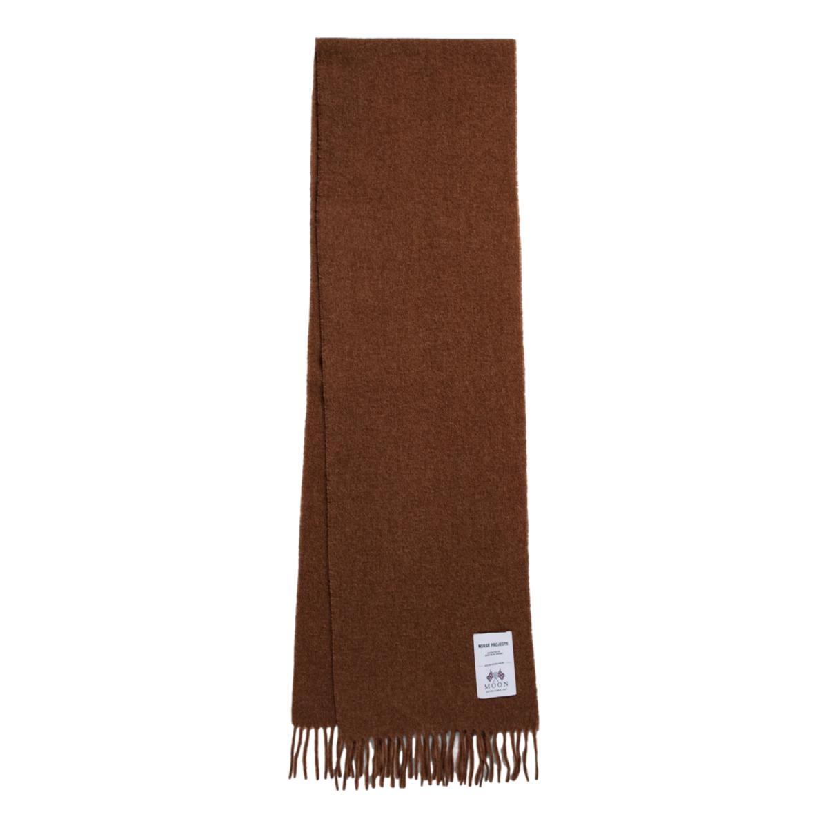 Norse Lambswool Scarf Rust Brown - Scarf