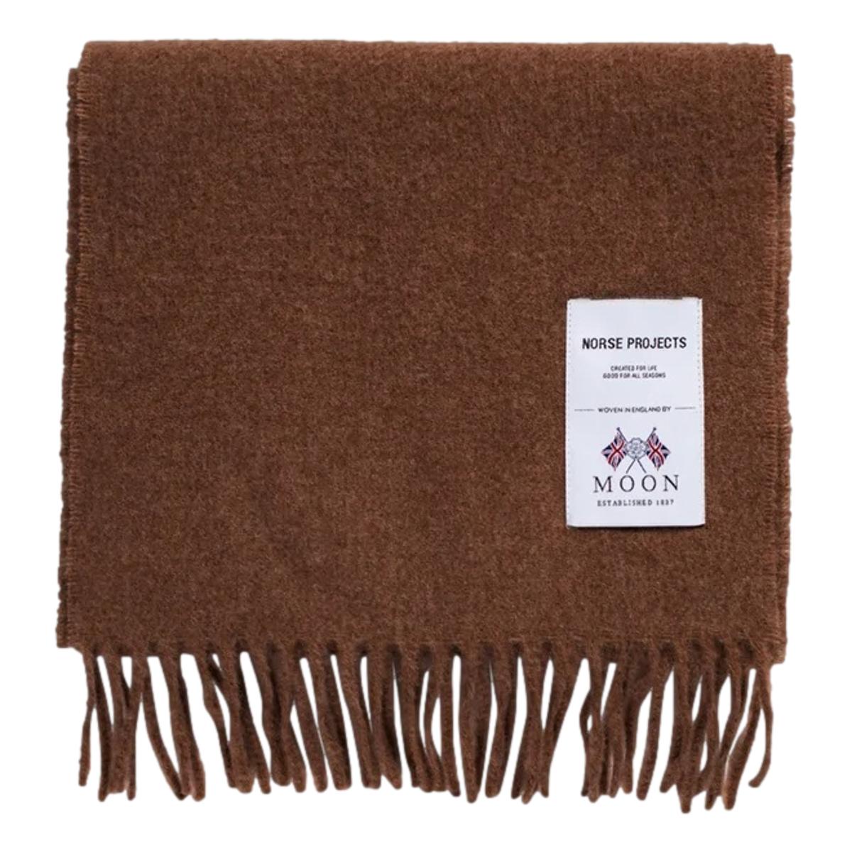 Norse Lambswool Scarf Rust Brown - Scarf