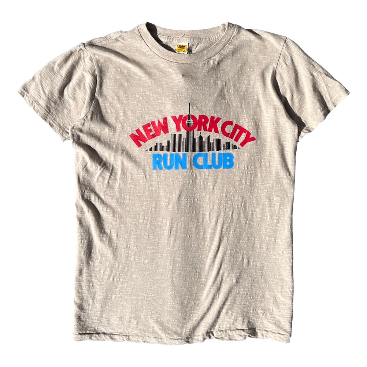 NYC Run Club Crew Neck Tee Oatmilk - T-shirt