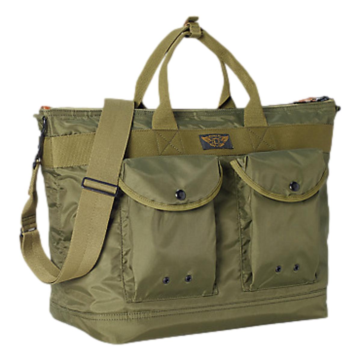 Nylon Canvas Utility Messenger Bag - Bag